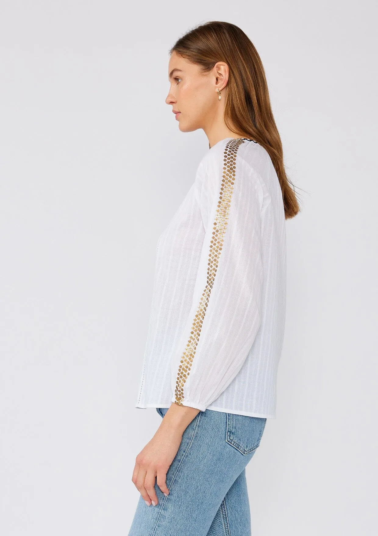 Eyes On Me Sequined Blouse