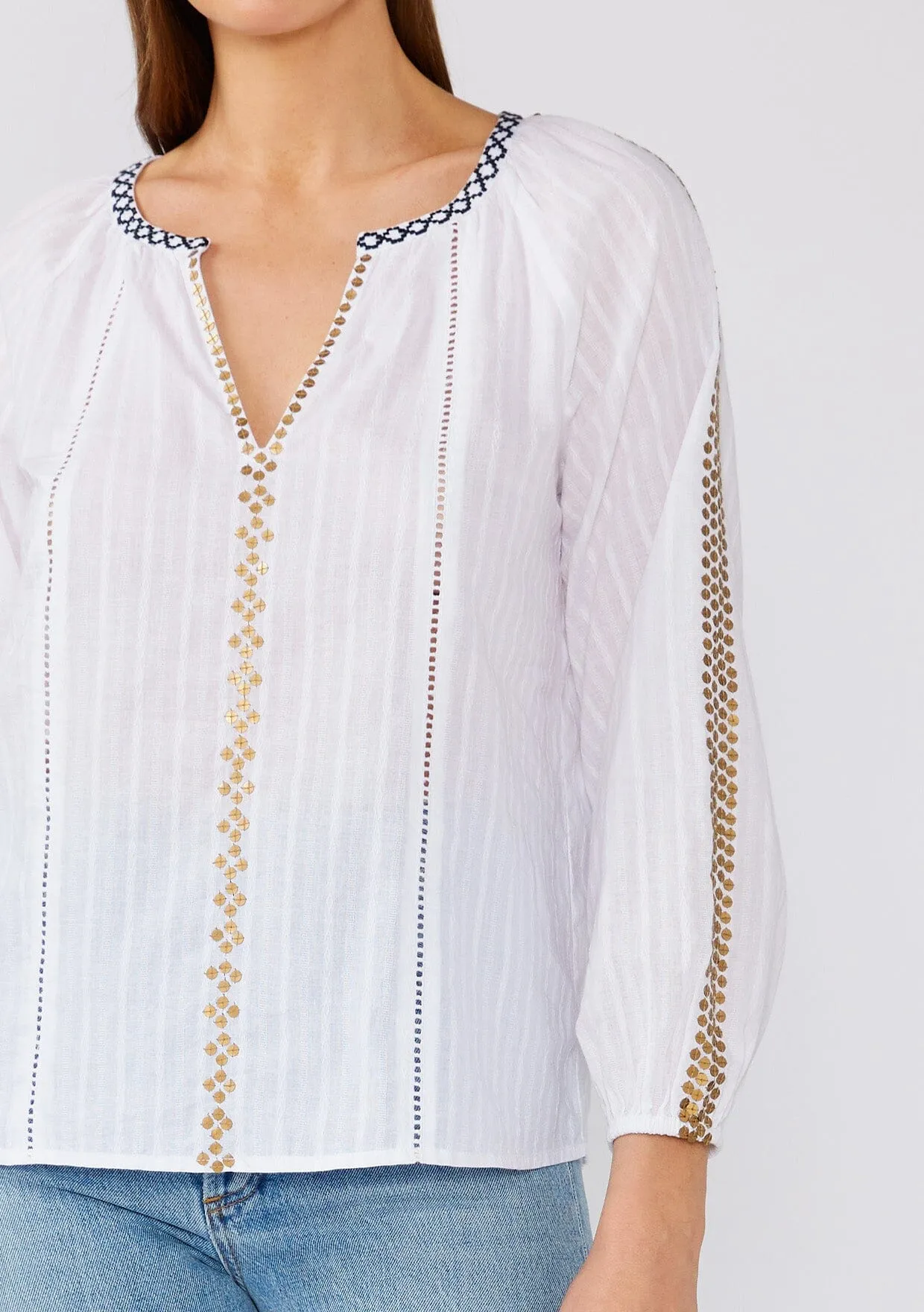 Eyes On Me Sequined Blouse
