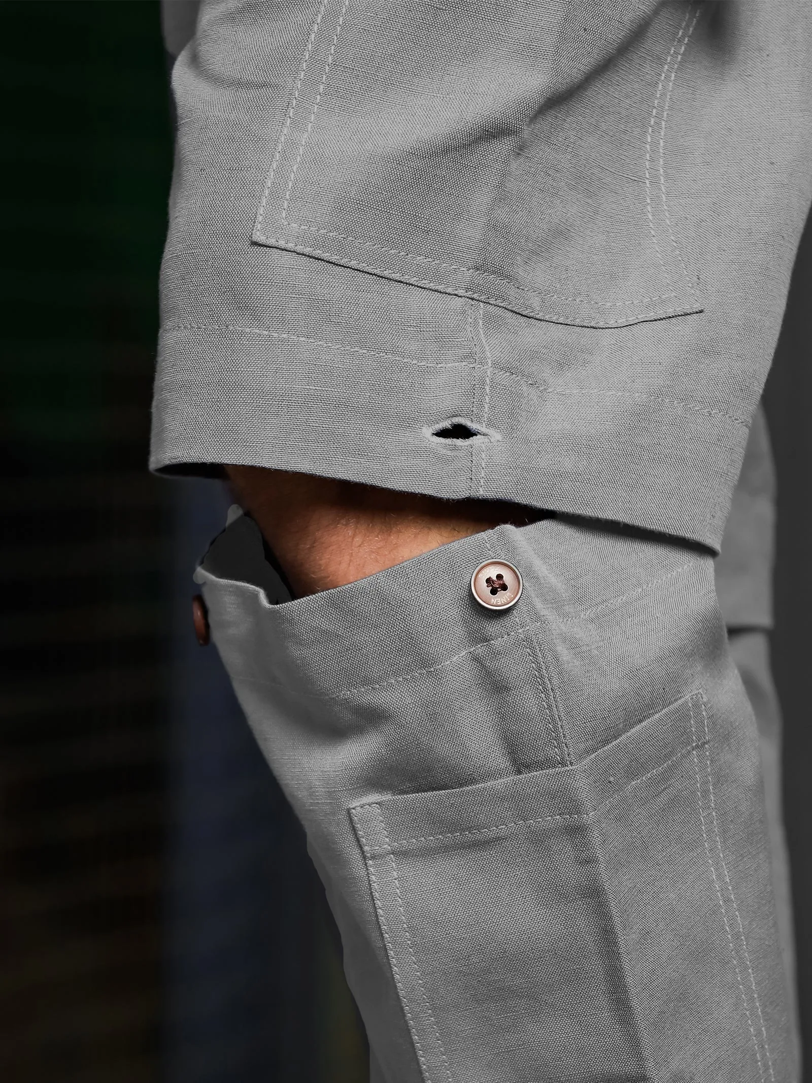 Ezy Convertible Jacket & Jogger Co-Ord Set -  Steel grey