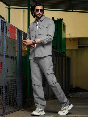 Ezy Convertible Jacket & Jogger Co-Ord Set -  Steel grey