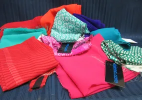Fabric 175 Solid Georgette Net Assorted Fabric Color For Choli Saree Blouse