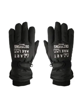 FabSeasons Unisex Warm Winter Gloves, Mobile Touchscreen enabled, Waterproof, windproof for hiking, driving, running & outdoors
