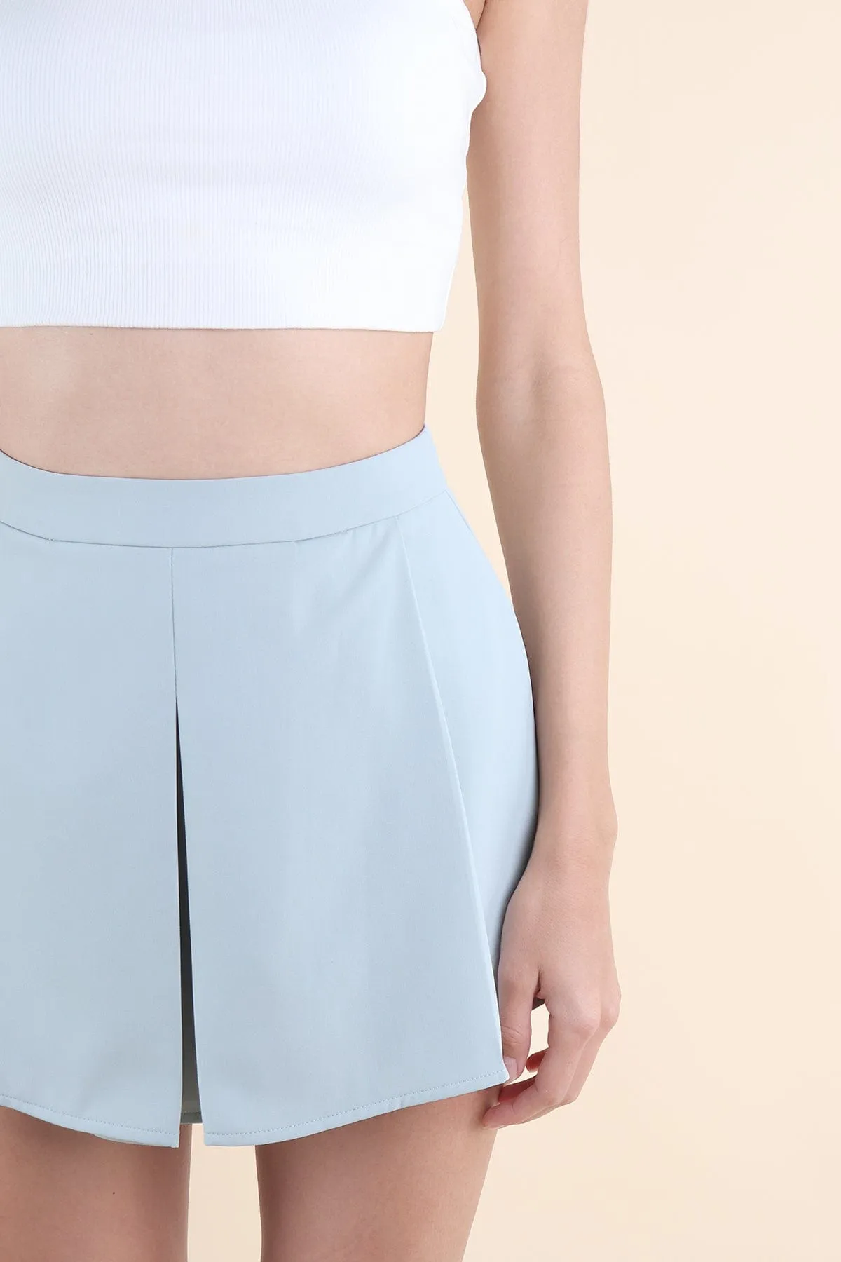 FAIRFIELD FLAP SKORTS IN MINT SKY