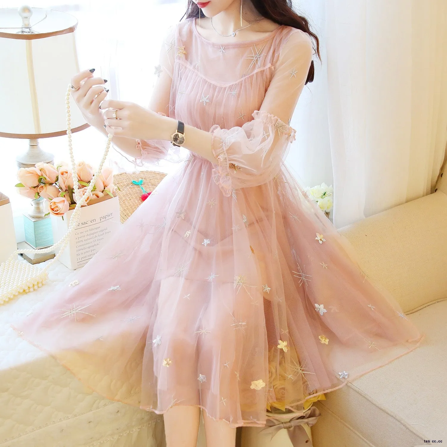 Fairy Gauze Two-Piece Dresses AD10641