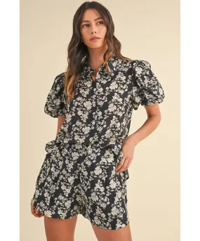 Fallon Floral Shorts Set