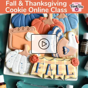 Fall/Thanksgiving Online Decorating Class Recording with Optional Kit