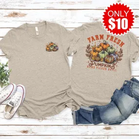 Farm Fresh Pumpkin Tee - 10