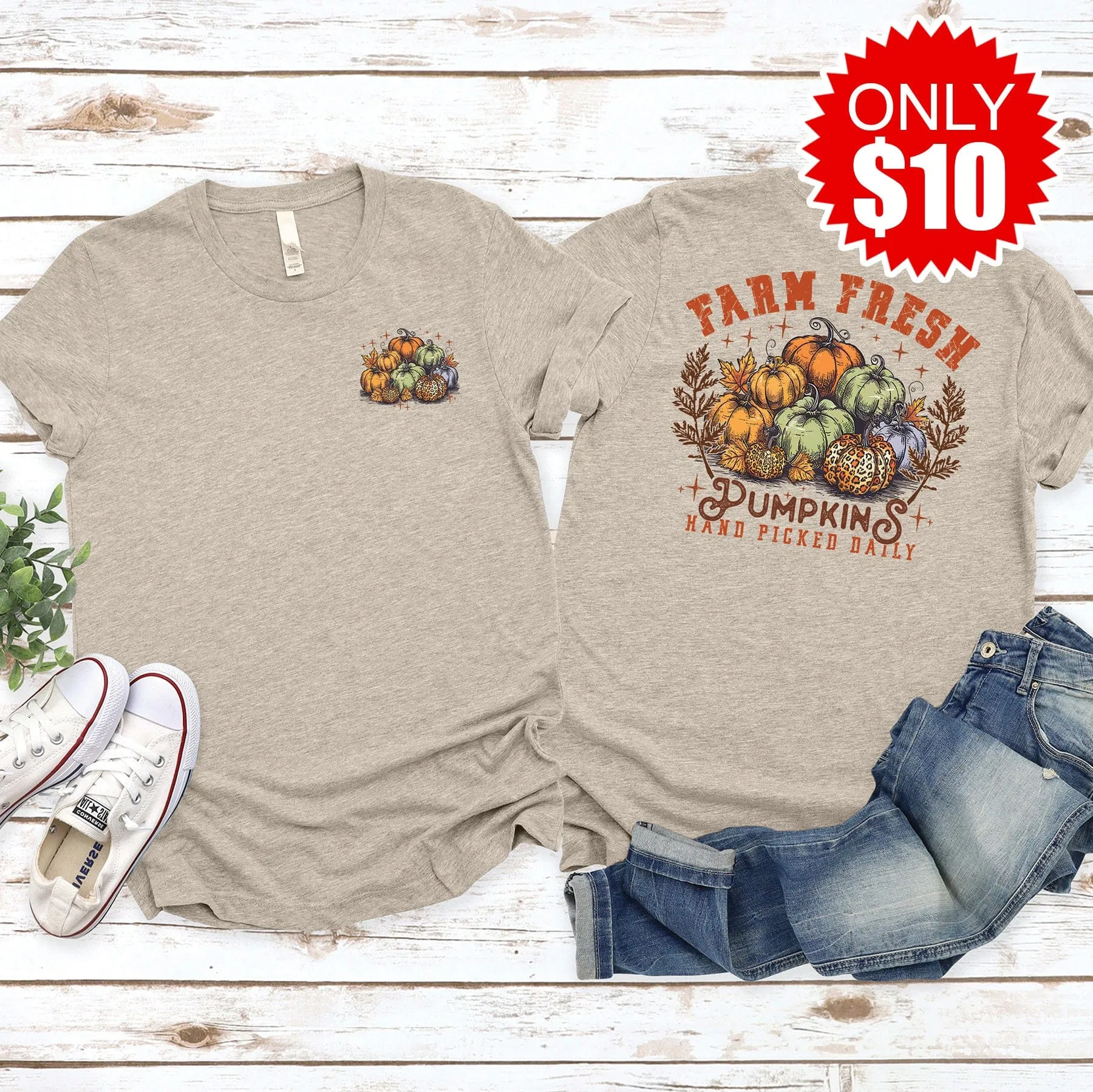 Farm Fresh Pumpkin Tee - 10