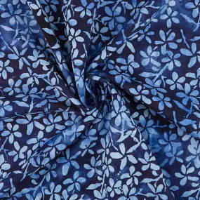 Fashion Rayon Batiks - Fragrant Flowers Yardage