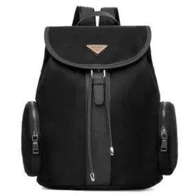 Fashion Style String and Splice Design Women's Satchel - Black