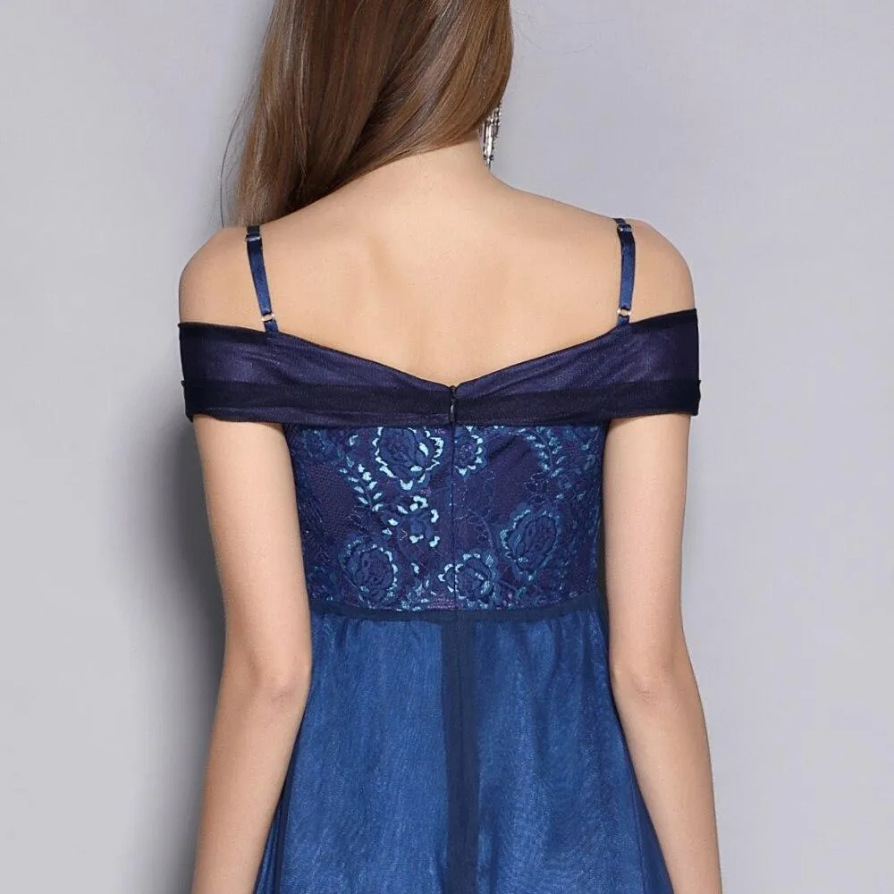 FashionSierra - Sexy Off the Shoulder Elegant Party Prom Long Runway Dresses