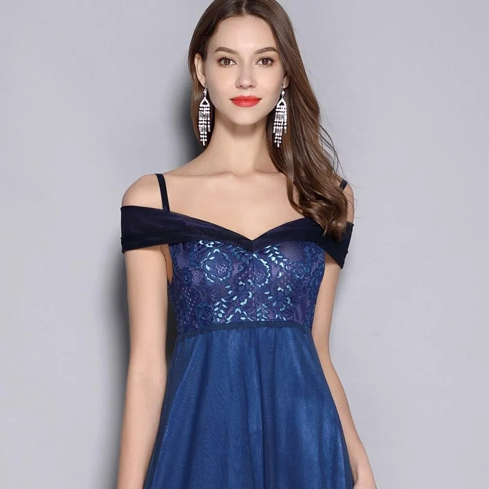 FashionSierra - Sexy Off the Shoulder Elegant Party Prom Long Runway Dresses