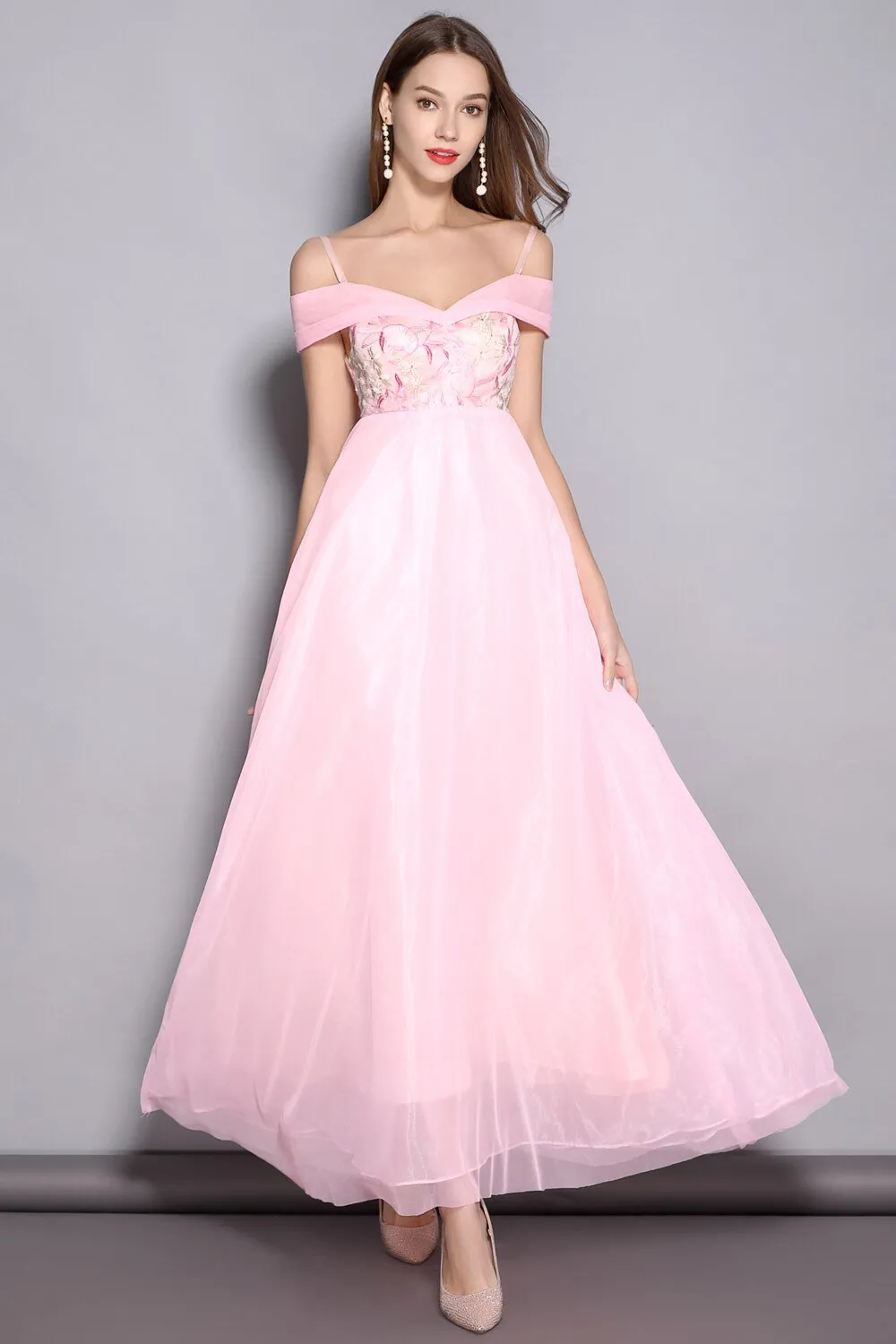 FashionSierra - Sexy Off the Shoulder Elegant Party Prom Long Runway Dresses
