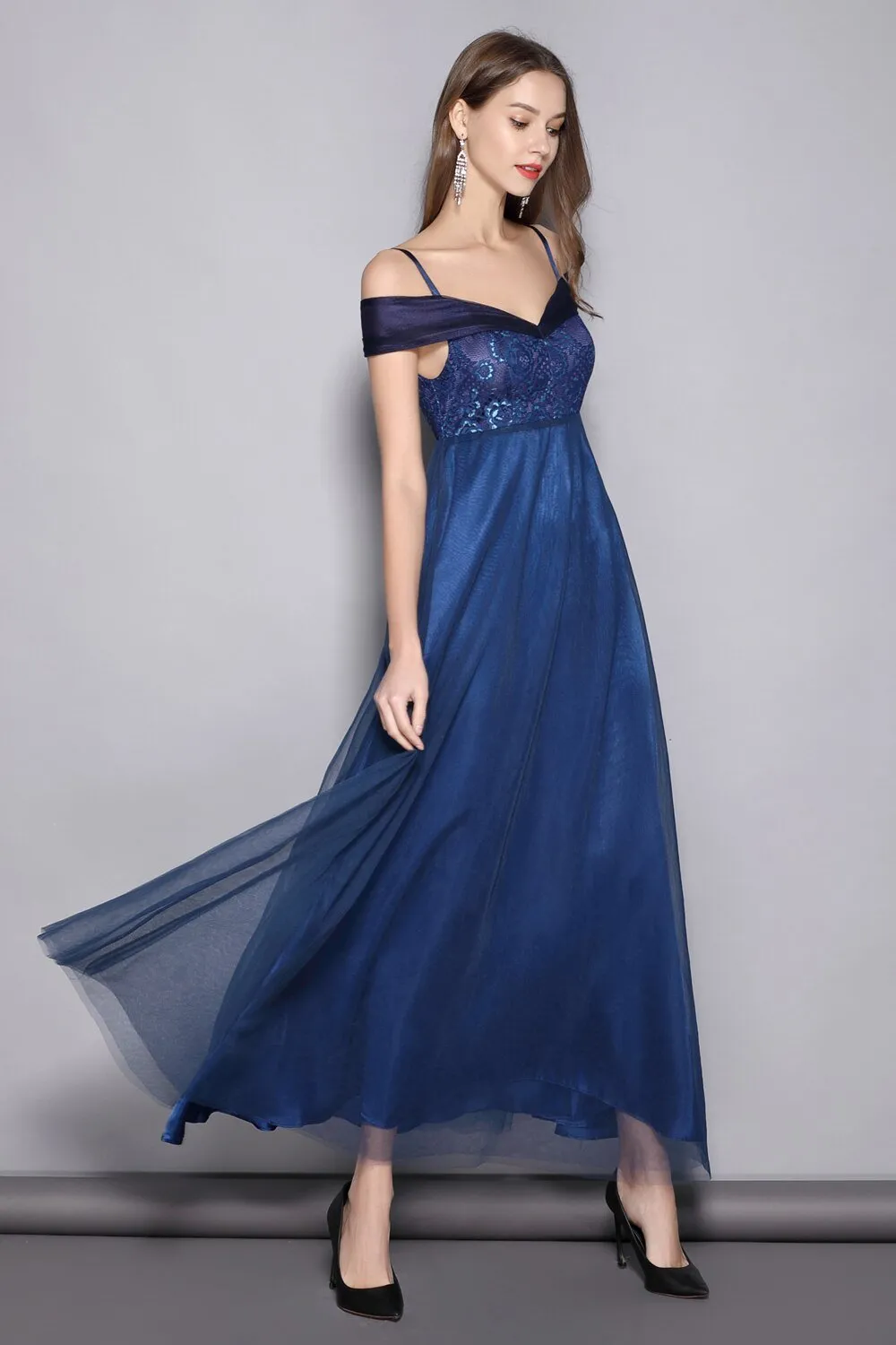 FashionSierra - Sexy Off the Shoulder Elegant Party Prom Long Runway Dresses