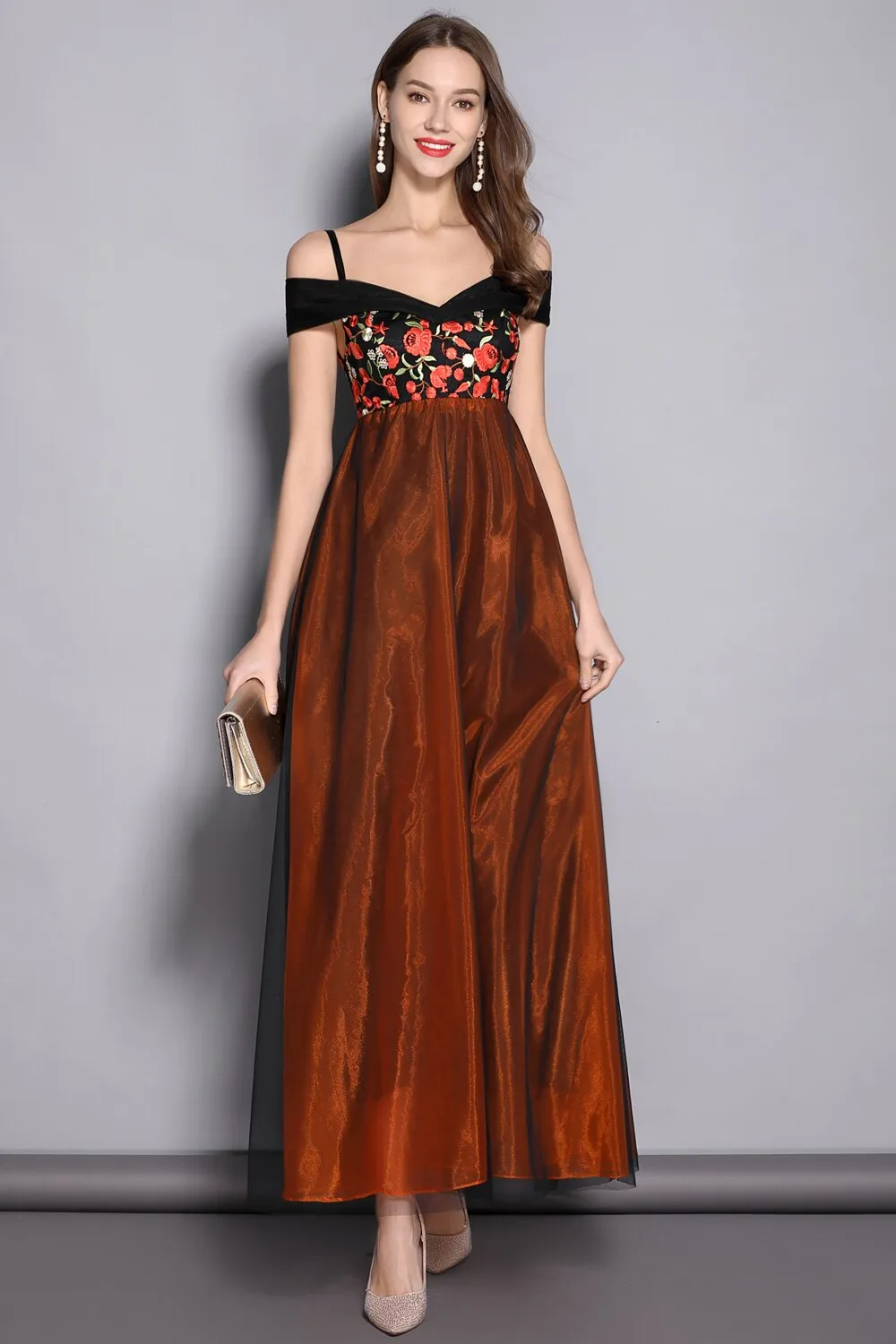 FashionSierra - Sexy Off the Shoulder Elegant Party Prom Long Runway Dresses