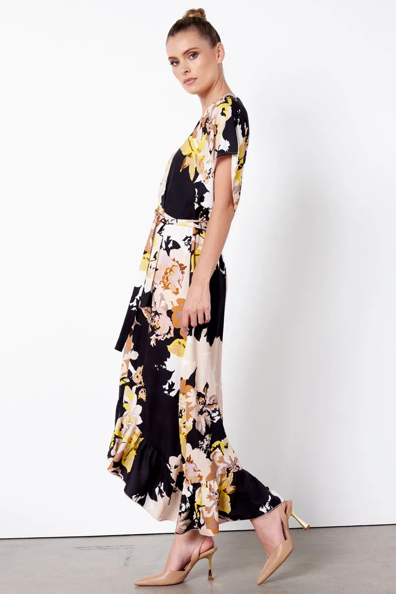 Fate   Becker - Secret Life Wrap Dress - Shadow Floral
