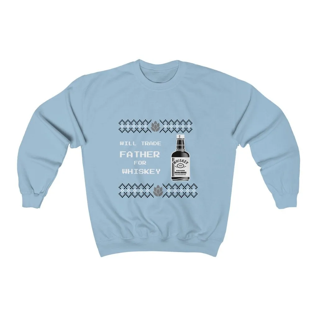 Father joke Ugly Sweater Unisex Crewneck Sweatshirt, Gift for Sister/Christmas/Thanksgiving/Birthday/Anniversary/Housewarming/Halloween/Grad