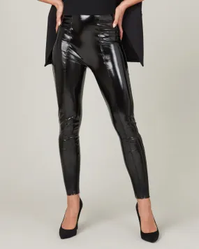 Faux Patent Leather Leggings (Classic Black)