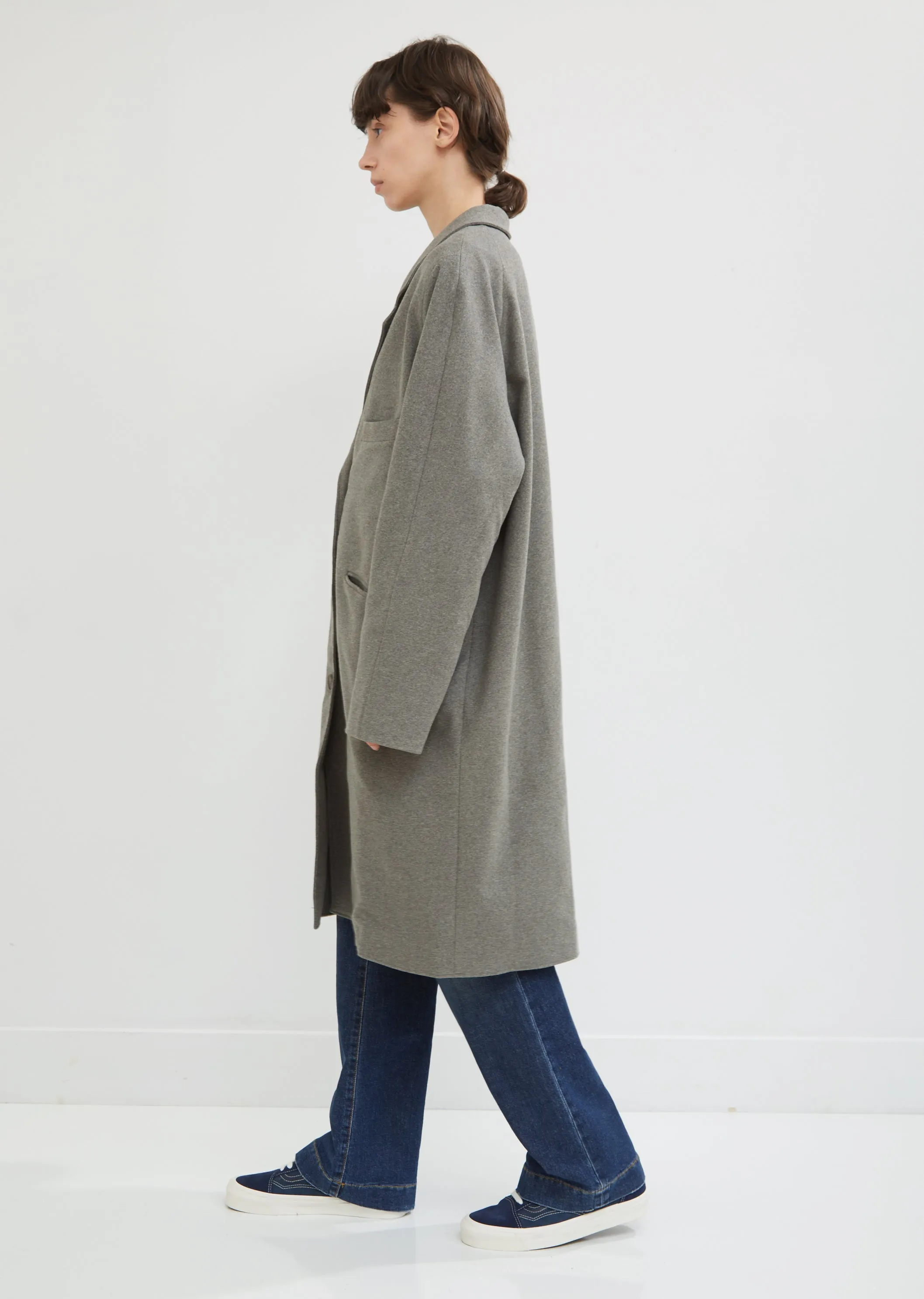 Felted Single Breasted Coat