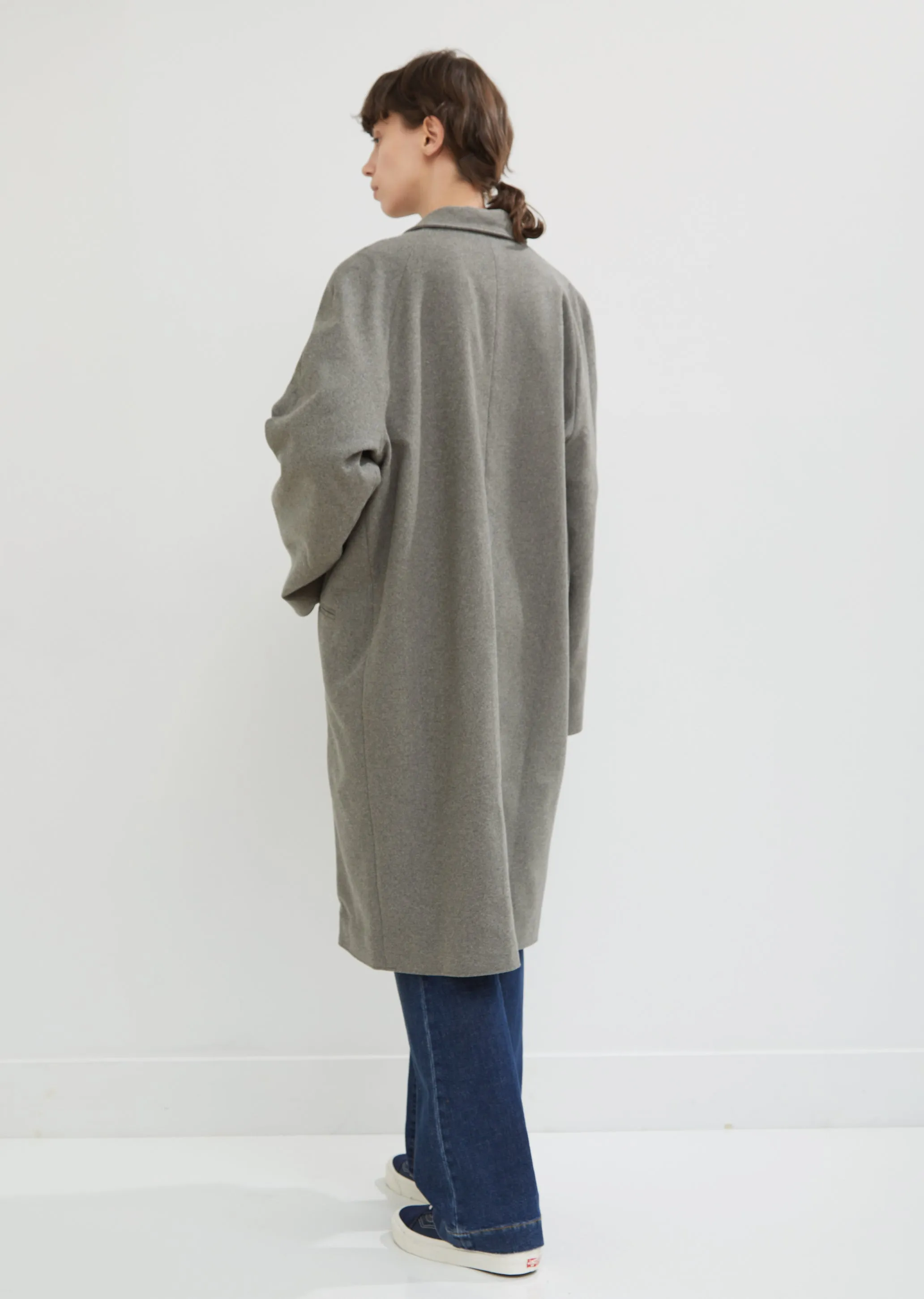 Felted Single Breasted Coat