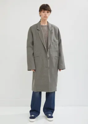 Felted Single Breasted Coat