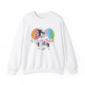 Female Rage Rainbow Crewneck Sweatshirt
