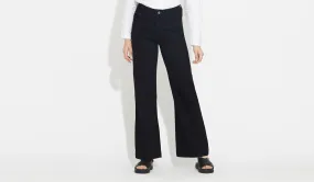 Fenn | Flared Jean - Solid Navy