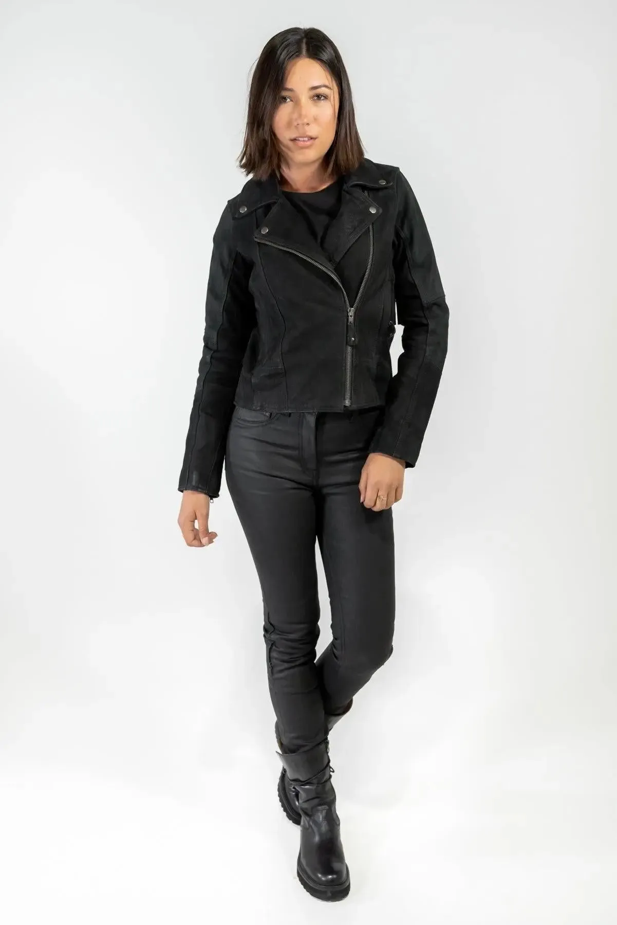 Festival Fringed Leather Motorcycle Jacket (Armoured)