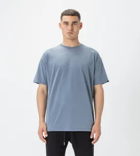 Field Box Tee GD Chalk Blue