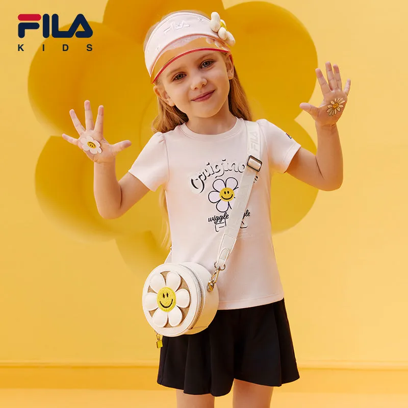 FILA KIDS x WIGGLE WIGGLE ORIGINALE Girls Messenger Bag in White