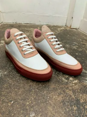 Filling Pieces Low Top Nude Trainers