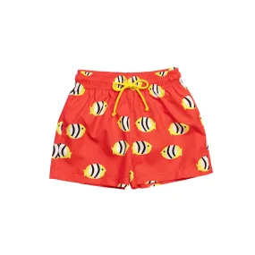 Fishes Red Boy Trunks