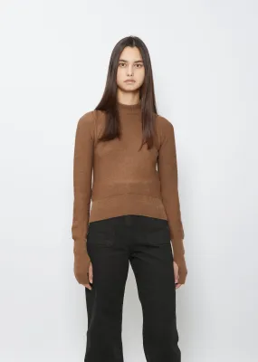 Fitted Sweater — Walnut