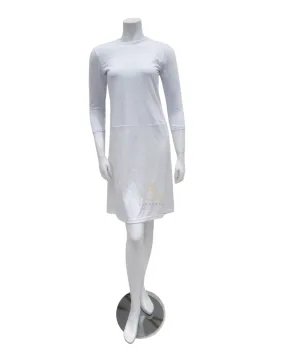 FK336 37" Organic Cotton 3/4 Sleeve Shell Slip