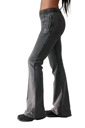 FLARED JOGGERS - Gray Vintage