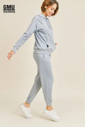 Fleece-Lined Pullover and Jogger Set