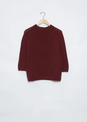 Fleur Sweater— Bordeaux