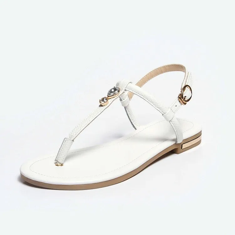 Flip-flop flat sandals