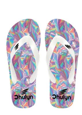Flip Flops Printed Holographic