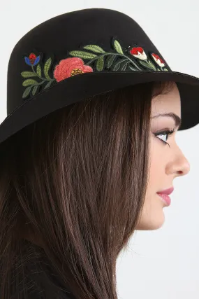 Floral Patch Floppy Hat