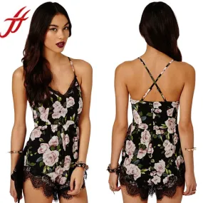 Floral Playsuit Rompers