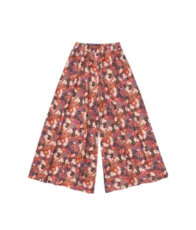 Floral Red Culottes