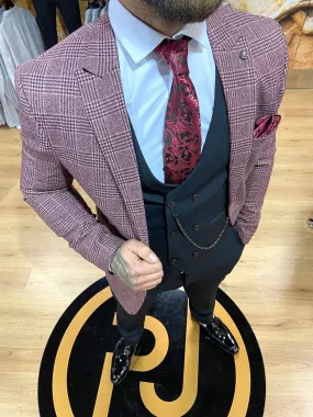 Floris - Burgundy 3 Piece Suit