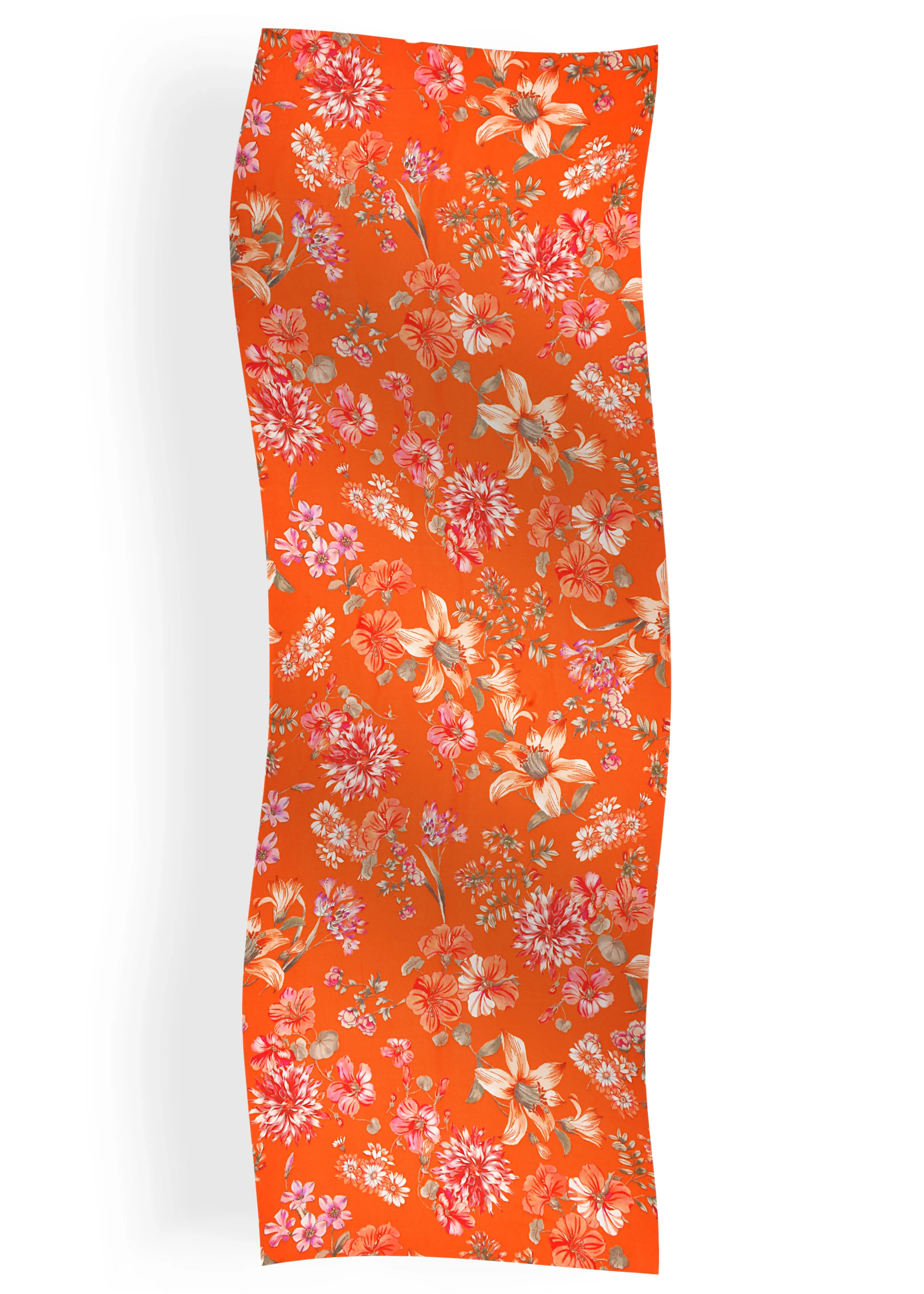 Flower Orchard Print Stole in Shahbano Twill