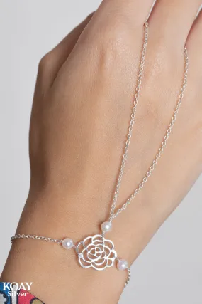 Flower Pearl Handchain