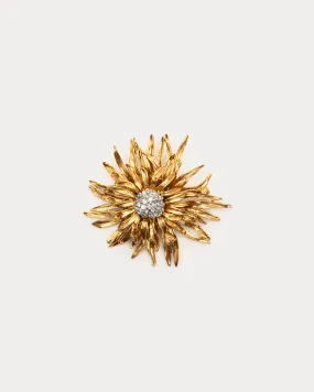 Flower Pin Gold
