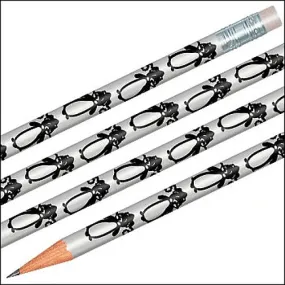 Foil Penguin Pencil (6" long)