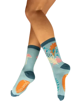 Foraging Ankle Socks Blue