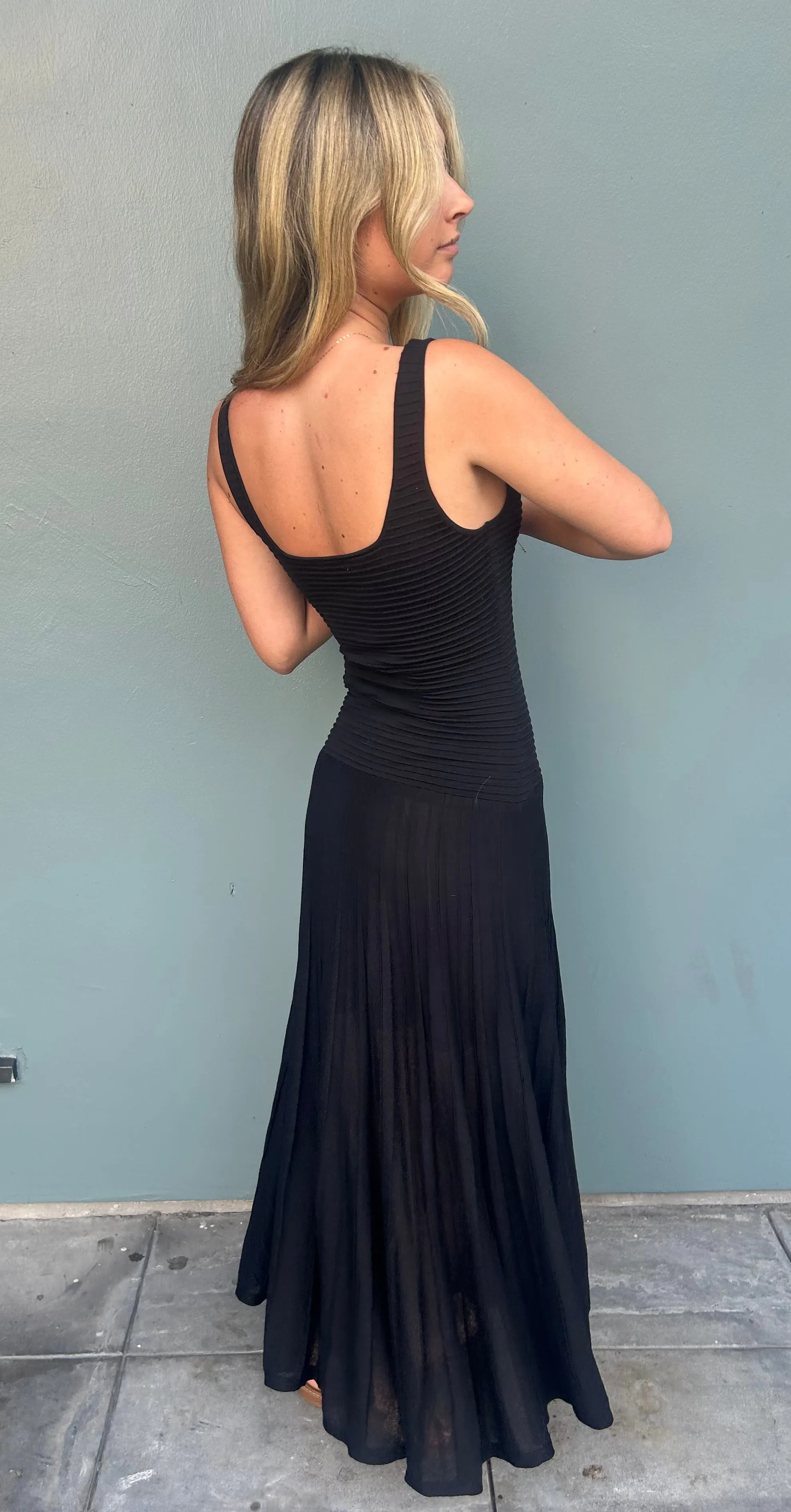 Ford Mix Media Maxi Dress
