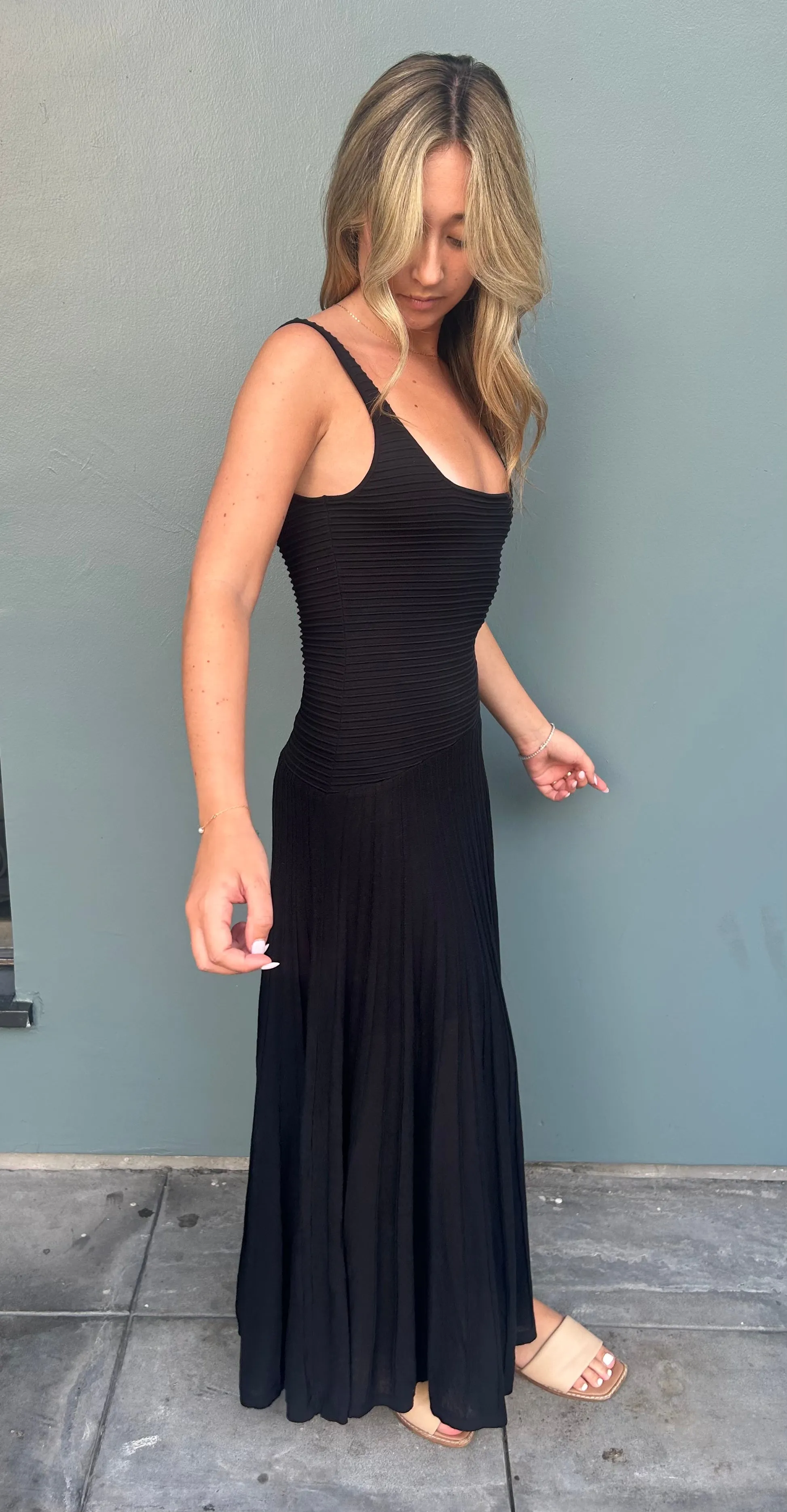 Ford Mix Media Maxi Dress